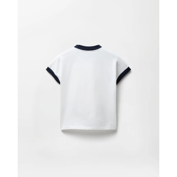 Versace Stretch Cotton-Jersey T-Shirt in White, Ref. 1A17894, view 3 | T-shirts