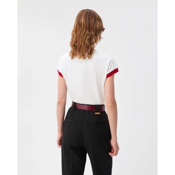 Versace Stretch Cotton-Jersey T-Shirt in White, Ref. 1A19526, view 3 | T-shirts
