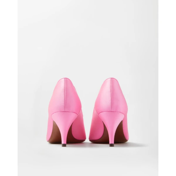 Versace Tina Satin Pumps 65 mm in Pink, view 5 | Heels