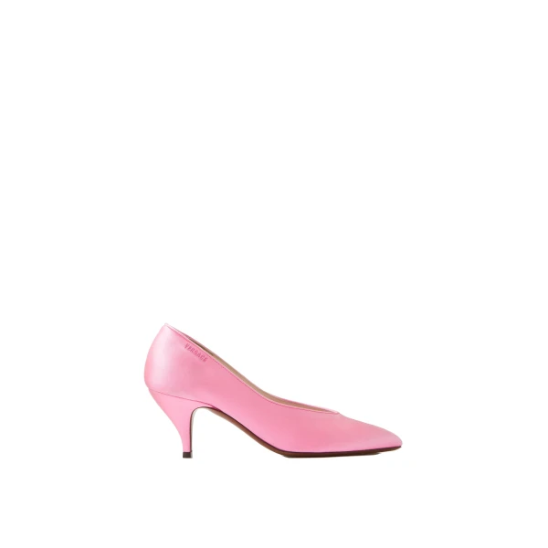 Versace Tina Satin Pumps 65 mm in Pink | Heels | Coveti