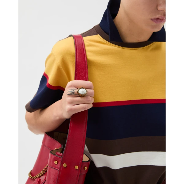 Versace Tivoli Ring in Gold and White, view 2 | Rings