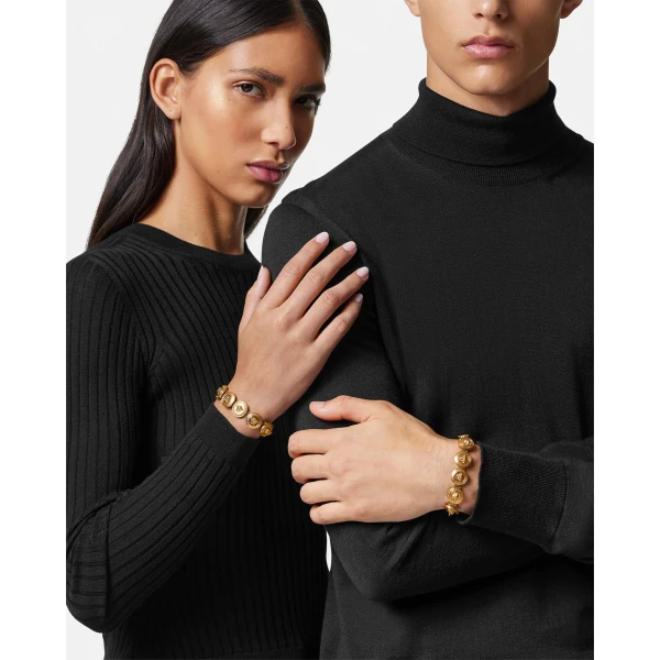 Versace Tribute Medusa Bracelet in Gold, view 3 | Bracelets