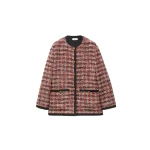 Versace Tweed Jacket in Black and Red | Jackets | Coveti