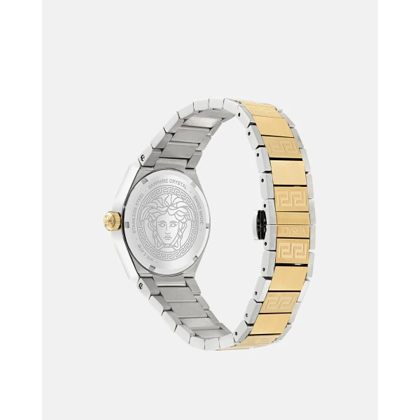 Versace V-Auria Watch in Gold and Silver, view 2 | Watches