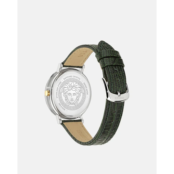 Versace V-Libra Watch in Black and Silver, view 2 | Watches