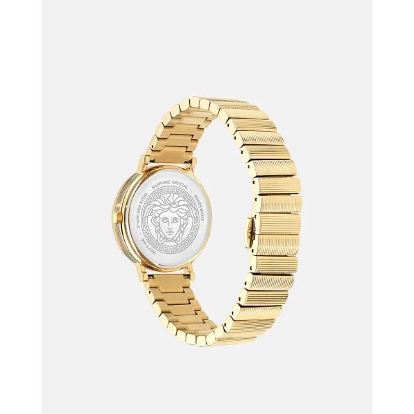Versace V-Libra Watch in Gold and Blue, view 2 | Watches