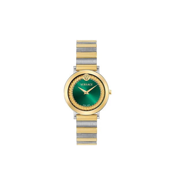 Versace V-Libra Watch in Silver and Gold | Watches | Coveti