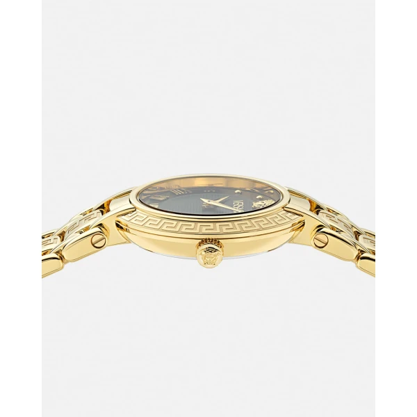 Versace Versace Antlia Watch in Black and Gold, view 3 | Watches