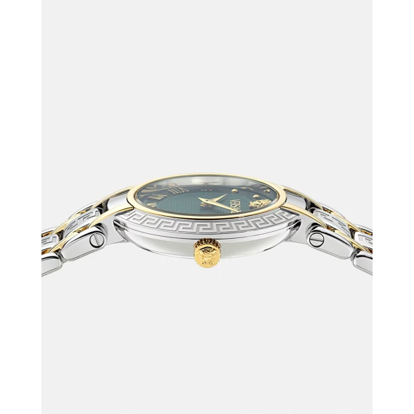 Versace Versace Antlia Watch in Silver and Green, view 3 | Watches