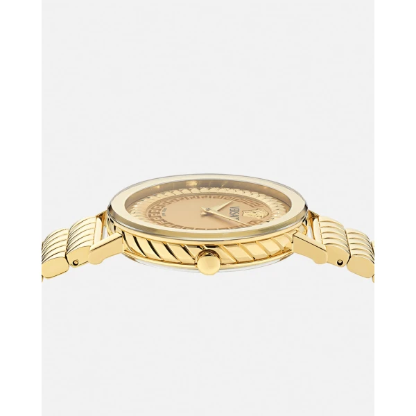 Versace Versace Delphinus Watch in Gold, view 3 | Watches