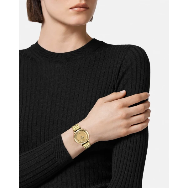 Versace Versace Delphinus Watch in Gold, view 4 | Watches