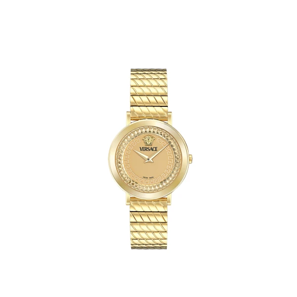 Versace Delphinus Watch in Gold
