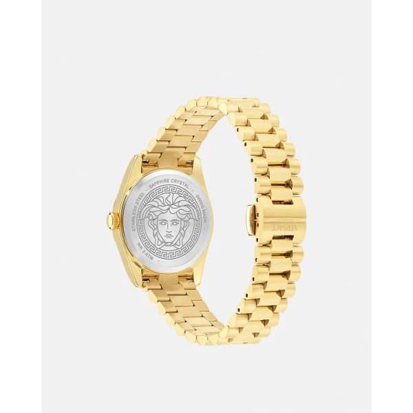 Versace Versace Millenyium Lady Watch in Black and Gold, view 2 | Watches
