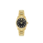 Versace Versace Millenyium Lady Watch in Black and Gold | Watches | Coveti