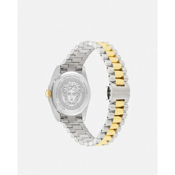 Versace Versace Millenyium Lady Watch in Blue and Silver, view 2 | Watches