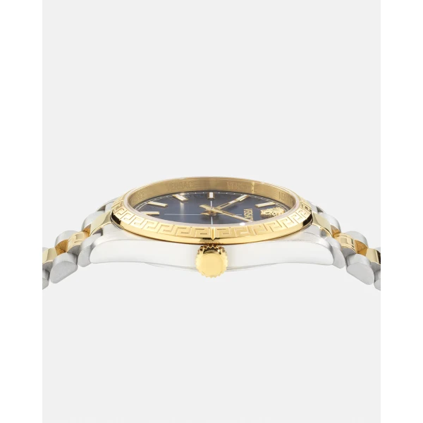 Versace Versace Millenyium Lady Watch in Blue and Silver, view 3 | Watches
