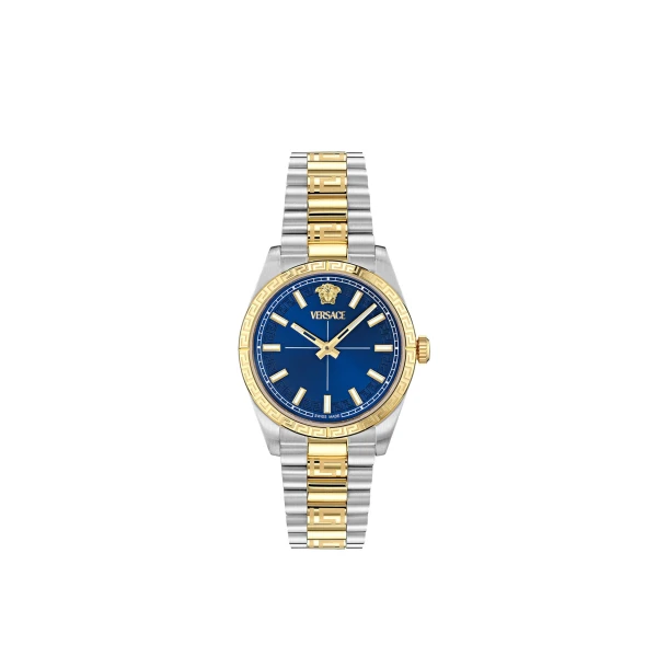 Versace Versace Millenyium Lady Watch in Blue and Silver | Watches | Coveti