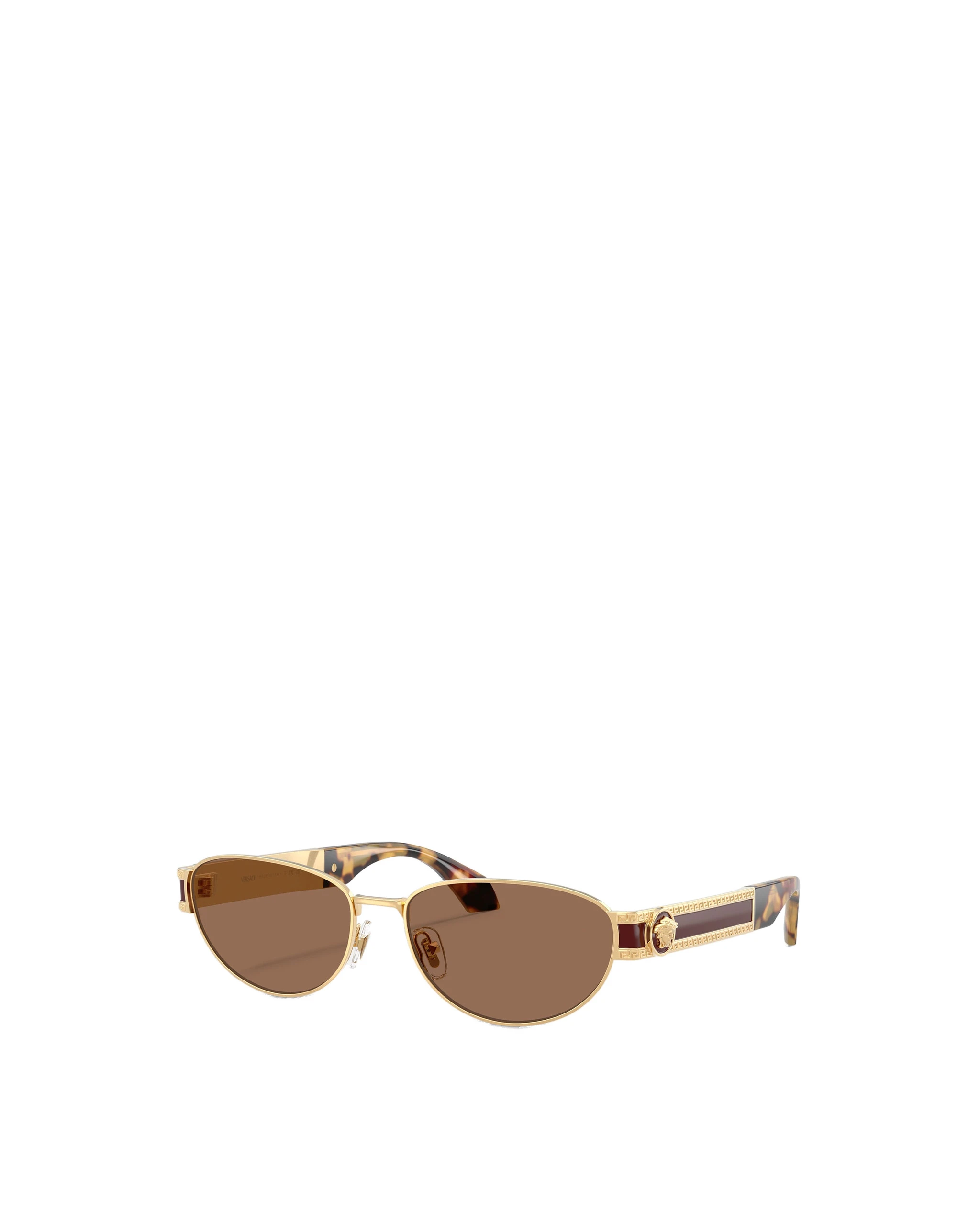 Versace Vesta Cat-Eye Sunglasses in Gold and Burgundy Versace Vesta Cat-Eye Sunglasses in Gold and Burgundy | Sunglasses | Coveti