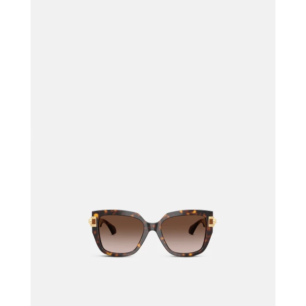 Versace Vesta Sunglasses in Havana, view 2 | Sunglasses