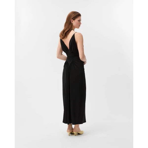Versace Viscose-Jersey Draped Gown in Black, Ref. 1024699, view 3 | Evening Gowns