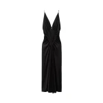 Versace Viscose-Jersey Draped Gown in Black, Ref. 1024699 | Evening Gowns | Coveti