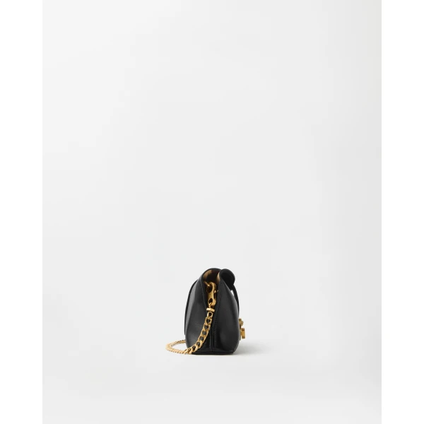 Versace Vivian Nappa Clutch in Black, view 2 | Clutch Bags
