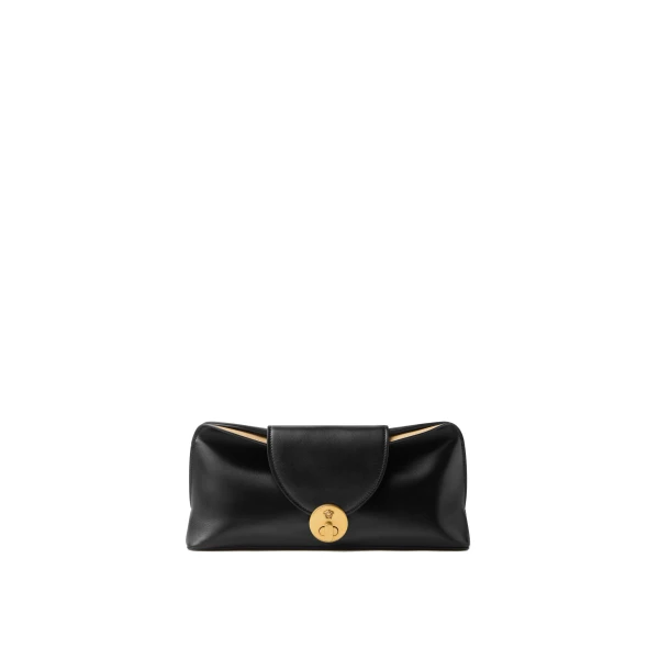 Vivian Nappa Clutch in Black