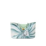 Versace Vivian Printed Large Canvas Tote in Light Blue | Totes & Top-Handle Bags | Coveti