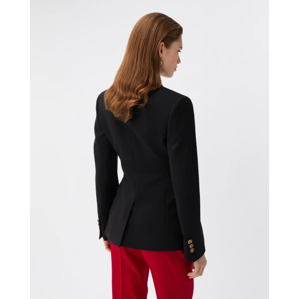 Versace Wool Blazer in Black, Ref. 1026920, view 3 | Blazers