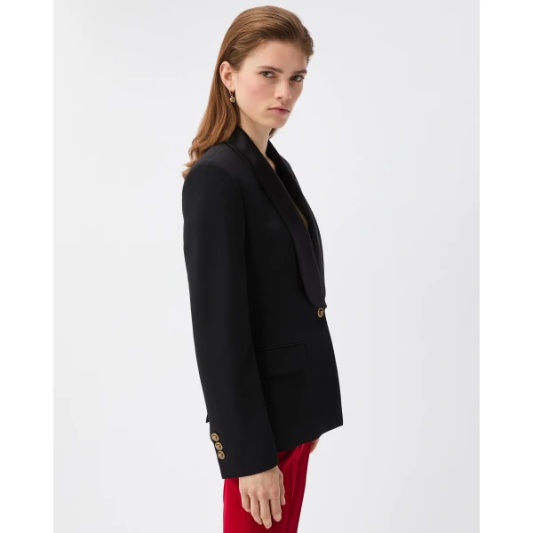 Versace Wool Blazer in Black, Ref. 1026920, view 4 | Blazers