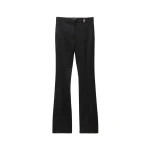 Versace Wool-Blend Formal Pants in Black | Tailored pants | Coveti