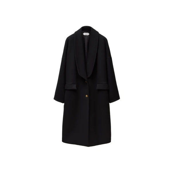 Wool Coat in Black, Ref. 1026400