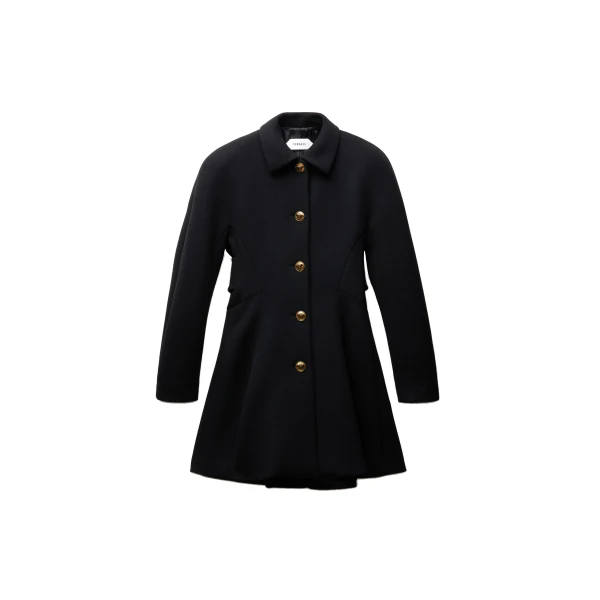 Versace Wool Coat in Black, Ref. 1026566 | Wool Coat | Coveti