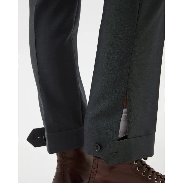 Versace Wool-Mohair Formal Pants in Grey, view 5 | Tailored pants