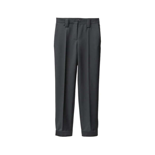 Wool-Mohair Formal Pants in Grey