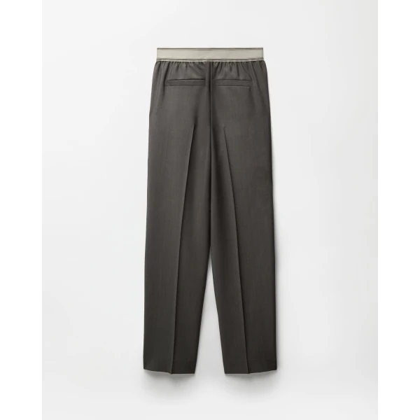 Versace Wool-Mohair Pants in Grey, view 3 | Tailored pants
