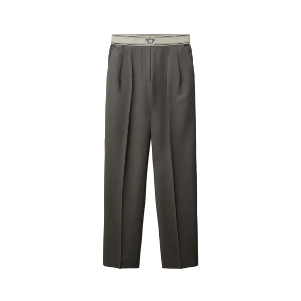 Wool-Mohair Pants in Grey