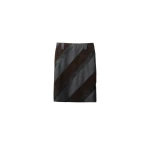 Versace Wool-Mohair Pencil Skirt in Grey and Brown | Pencil Skirts | Coveti