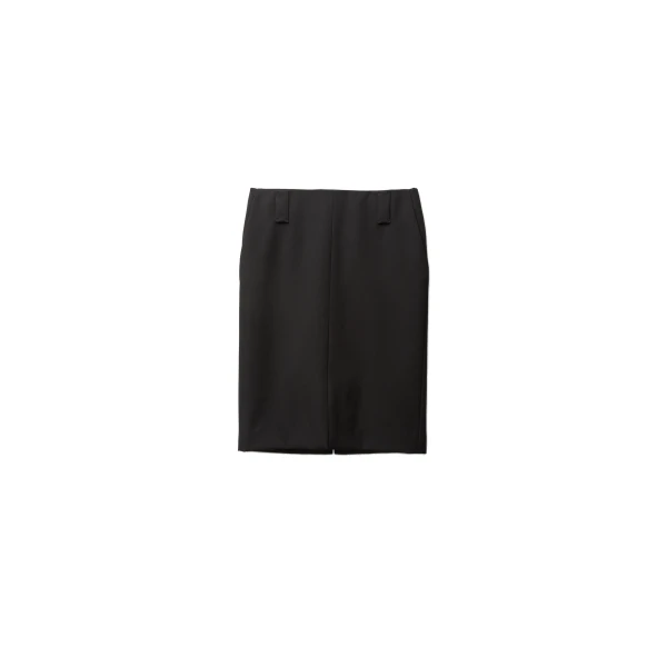 Versace Wool Pencil Skirt in Black | Pencil Skirts | Coveti