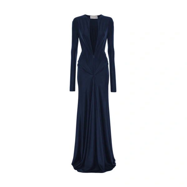 Aida Gown in Navy