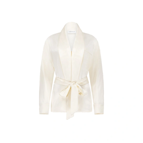 Alba Blouse in Ivory