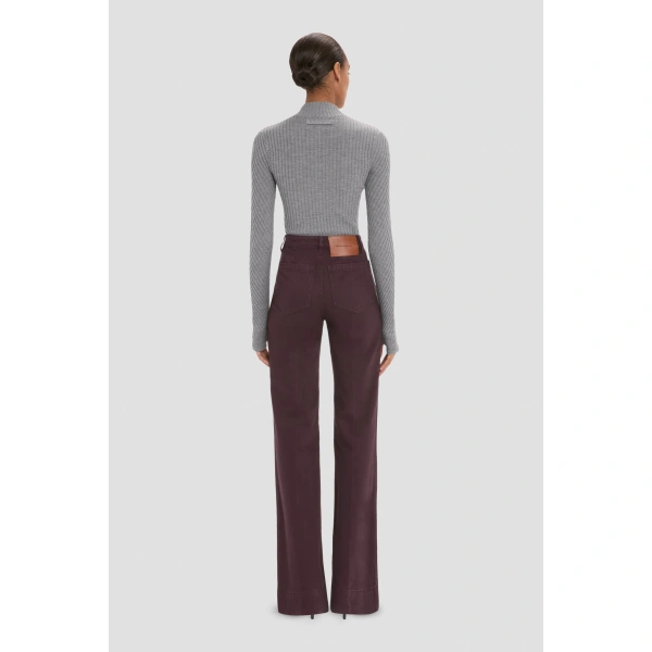 Victoria Beckham Alina Jean in Acai | Jeans | Coveti, view 5