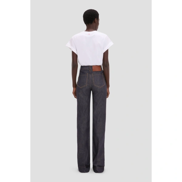 Victoria Beckham Alina Jean in Indigo | Jeans | Coveti, view 5