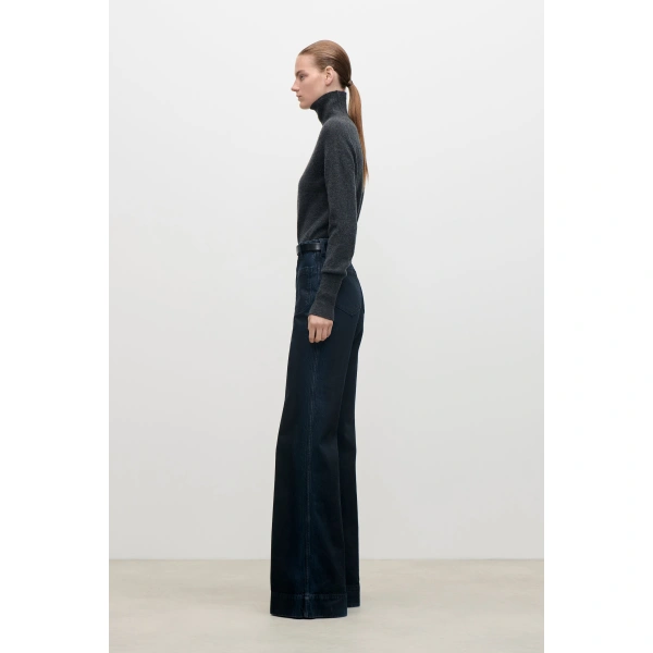 Victoria Beckham Alina Jean in Ink Blue | Jeans | Coveti, view 3