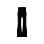 Victoria Beckham Alina Trouser in Midnight | Wide-Leg Pants | Coveti