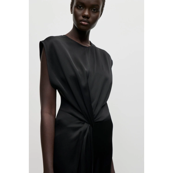 Victoria Beckham Aria Gown in Black | Evening Gowns | Coveti, view 5