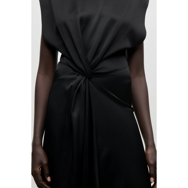Victoria Beckham Aria Gown in Black | Evening Gowns | Coveti, view 6