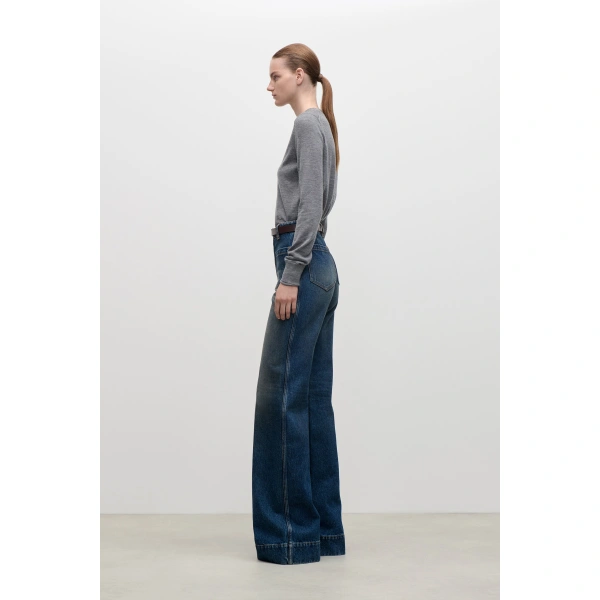 Victoria Beckham Austen Jumper in Grey Marl | Sweaters | Coveti, view 3