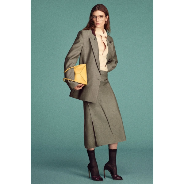 Victoria Beckham Beatrice Jacket in Ore | Blazers | Coveti, view 2