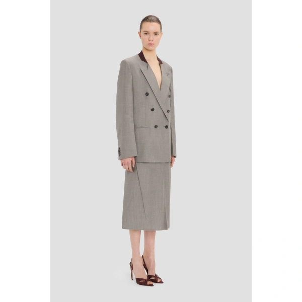 Victoria Beckham Beatrice Jacket in Ore | Blazers | Coveti, view 3
